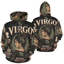 Load image into Gallery viewer, Virgo - perfection in progress Men's All Over Print Hoodie (USA Size)
