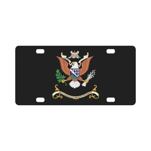 Army - Regimental Colors - 506th Parachute Infantry Regiment - CURRAHEE X 300 Classic License Plate