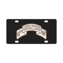 Load image into Gallery viewer, Scroll - 104th LRS Infantry Desert Classic License Plate
