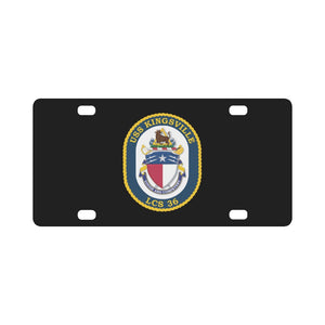 USS Kingsville (LCS- 36) X 300 Classic License Plate