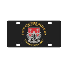 Load image into Gallery viewer, Army - DUI - 249th Engineer Battalion Classic License Plate
