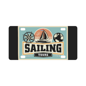 Sailing Tours x 300 Classic License Plate