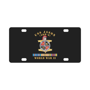 Navy - USS Jason (ARH-8) - WWII w PAC SVC X 300 Classic License Plate