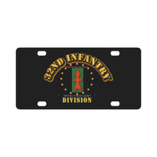 Load image into Gallery viewer, Army - 32nd Infantry Division - Red Arrow Division Classic License Plate
