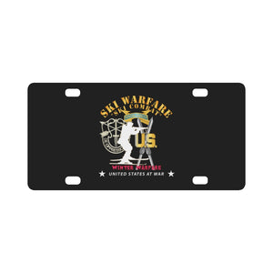 SOF - Special Forces - Ski Warfare - Ski Combat - Winter Warfare X 300 Classic License Plate