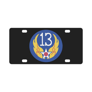 AAC - SSI - 13th Air Force wo Txt X 300 Classic License Plate