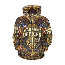 Load image into Gallery viewer, AOP Hoodie - Warrant Officer - Emblem Men's All Over Print Hoodie (USA Size)
