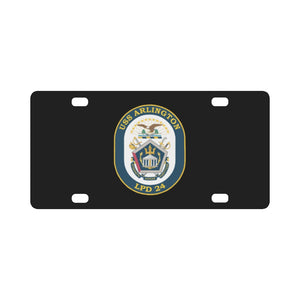 USS Arlington (LPD-24) wo Txt X 300 Classic License Plate