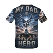 Load image into Gallery viewer, A hero in the skies Men's All Over Print Crew Neck T-Shirt
