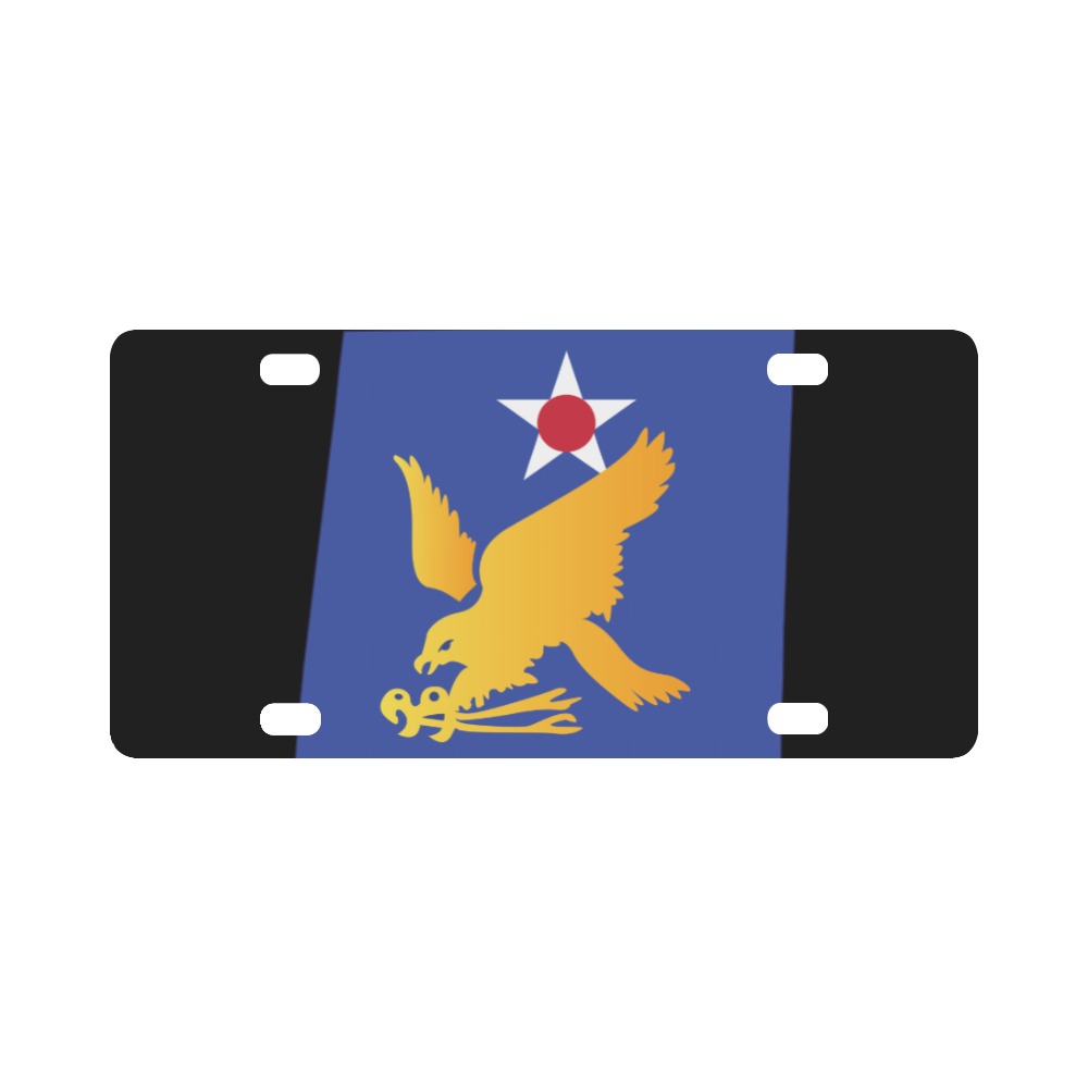 SSI - AAF - 2nd Air Force wo Txt X 300 Classic License Plate