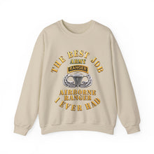 Load image into Gallery viewer, Crewneck Sweatshirt - Airborne Ranger - Best Job I ever Had - 3D - Enhanced
