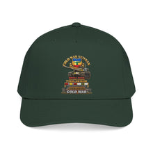 Load image into Gallery viewer, Mid Profile Baseball Cap - Army - Cold War Vet - 4th Bn 73rd Armor - 1st Inf Div - Panzer Kaserne Boblingen, FRG - M60A1 Tank w COLD SVC - 3D Enhanced X 300
