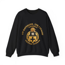 Load image into Gallery viewer, Crewneck Sweatshirt - Army - 1st Bn, 5th Cavalry - Airmobile - Vietnam Veteran 3D X 300
