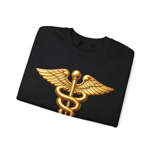 Load image into Gallery viewer, Crewneck Sweatshirt - Army Medical Corps Branch Insignia - 3D - Enhanced
