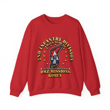 Load image into Gallery viewer, Crewneck Sweatshirt - Army - 2nd Infantry Division - ImJin Scout - DMZ Missions - 3D - Enhanced
