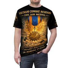 Load image into Gallery viewer, Vietnam Combat Aviation - The Air Medal Tribute Tee — Aerial Combat (Air Medal)
