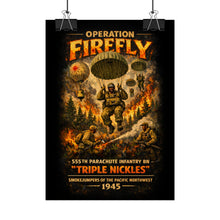 Load image into Gallery viewer, Posters - Operation Firefly - 555th Parachute Infantry
