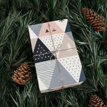Load image into Gallery viewer, Gift Wrap Paper — Minimalist Scandinavian geometric pattern
