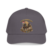 Load image into Gallery viewer, Mid Profile Baseball Cap - Army - Buffalo Soldiers in Iraq - OIF - Cavalrymen at War  w IRAQ SVC - 3D - Enhanced
