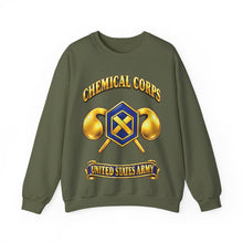 Load image into Gallery viewer, Crewneck Sweatshirt - Army - Chemical Corps - 3D - Enhanced
