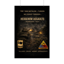 Load image into Gallery viewer, Posters - Hedgerow assault in Normandy, 1944 - Shirt - Back
