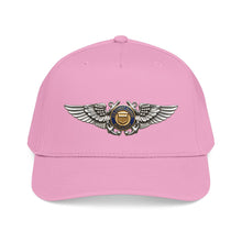 Load image into Gallery viewer, Mid Profile Baseball Cap - USCG - Aviator Badge - Auxiliary wo txt - 3D - Enhanced
