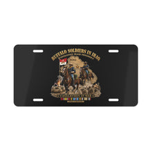 Load image into Gallery viewer, License Plate - Army - Buffalo Soldiers in Iraq - OIF - Cavalrymen at War  w IRAQ SVC - 3D - Enhanced
