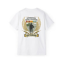 Load image into Gallery viewer, Unisex Ultra Cotton Tee - Operation Iraqi Freedom - Veteran
