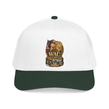 Load image into Gallery viewer, Mid Profile Baseball Cap - WAC - Womens Army Corps - WWII - 3D - Enhanced
