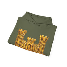 Load image into Gallery viewer, Hoodie – Amy Corps of Engineers Branch Insignia - 3D -  Enhanced

