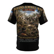 Load image into Gallery viewer, Seminole Wars (1817–1858) Tribute Tee - "Three Separate Wars Against One Proud People"
