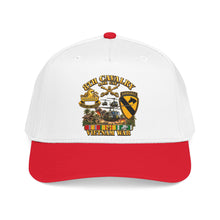 Load image into Gallery viewer, Mid Profile Baseball Cap - Army - 8th Cavalry (Air Cav) - 1st Cav Division w VN SVC - 3D - Enhanced
