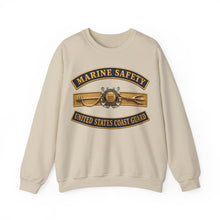 Load image into Gallery viewer, Crewneck Sweatshirt - USCG - Marine Safety - Auxiliary w txt - 3D - Enhanced
