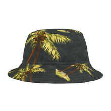 Load image into Gallery viewer, Palm Tree Surf Bucket Hat – Tropical Summer AOP
