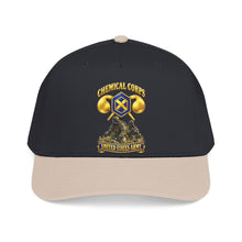 Load image into Gallery viewer, Mid Profile Baseball Cap - Army - Chemical Corps w Scene - 3D - Enhanced
