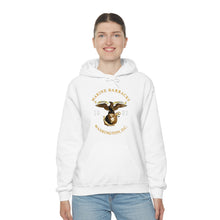 Load image into Gallery viewer, Unisex Heavy Blend™ Hooded Sweatshirt - Marine Barracks - Washington, D.C 1801 X 300
