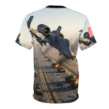 Load image into Gallery viewer, Unisex Tee - A-10 Attack Gulf War - Highway of Death All Over Print Design
