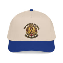 Load image into Gallery viewer, Mid Profile Baseball Cap - 2nd General Hospital - Landstuhl Germany - Black - 3D - Enhanced
