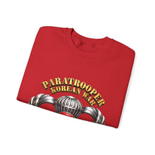 Load image into Gallery viewer, Crewneck Sweatshirt - SOF - Paratrooper - Korean War - Cbt Vet - 3D X 300
