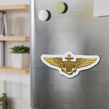 Load image into Gallery viewer, Die-Cut Magnet - USCG - Aviator Badge wo txt - 3D - Enhanced
