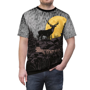 AOP - Deer Moon Shirt  with Rain