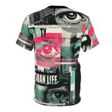 Load image into Gallery viewer, Big City Urban Life Newspaper Pattern Tee
