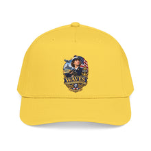 Load image into Gallery viewer, Mid Profile Baseball Cap - WAVES - Women Accepted for Volunteer Emergency Service WWII - 3D - Enhanced
