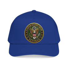 Load image into Gallery viewer, Mid Profile Baseball Cap - Army - US Army Veteran - 3D - Enhanced
