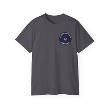 Load image into Gallery viewer, Unisex Ultra Cotton Tee - Vietnam Combat Aviation Vet w Air Crew Badges - 12th Combat Aviation Group - Black Jack No2 - Sgt Howard Meyers - 1968-1969 SVC X 300
