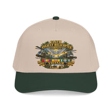 Load image into Gallery viewer, Mid Profile Baseball Cap - Army - 116th Assault Helicopter Co w  Aviator Badge w VN SVC - HORNETS - 3D - Enhanced
