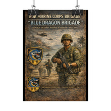Load image into Gallery viewer, Posters - Korea - ROK Marine Brigade - Blue Dragons
