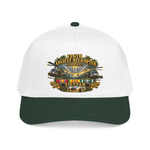 Load image into Gallery viewer, Mid Profile Baseball Cap - Army - 116th Assault Helicopter Co w  Aviator Badge w VN SVC - HORNETS - 3D - Enhanced
