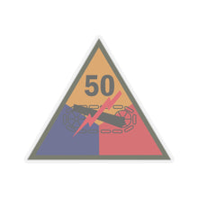 Load image into Gallery viewer, Kiss-Cut Stickers - SSI - 50th Armored Division X 300

