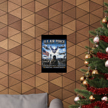 Load image into Gallery viewer, U.S. Air Force - Airmen Today, Defenders Forever - Tribute Matte Poster — "READY TO FIGHT"
